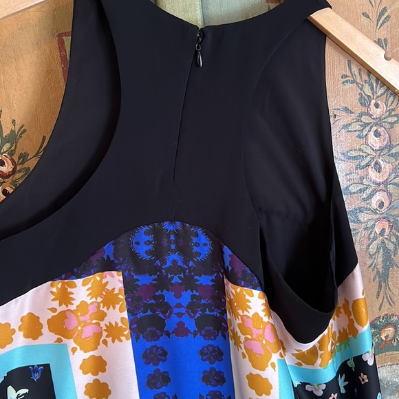 RACHEL Rachel Roy Asymmetrical Silky Scarf Handkerchief dress L - Picture 5 of 9